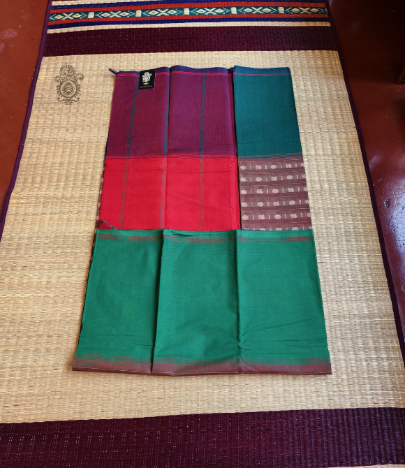 Pure Cotton Chettinad Saree | Kalakriti by Paroma